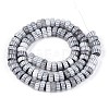 Handmade Millefiori Glass Beads Strands LAMP-T021-27B-03-2
