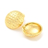 Rack Plating Brass Flat Round Stud Earrings EJEW-A028-37G-2