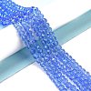 Electroplate Glass Beads Strands EGLA-A034-T1mm-L04-4