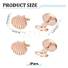2 Pairs Brass Cufflinks for Men FIND-WR0011-06-2