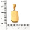 304 Stainless Steel Pendants STAS-S161-01F-G-3