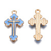 Alloy Enamel Pendants ENAM-S121-059D-2