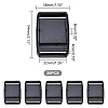 20Pcs Plastic Quick Contoured Side Release Buckle KY-NB0001-45-2