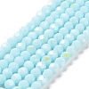 Opaque Glass Beads Strands EGLA-A035-P6mm-L10-1