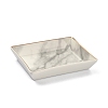 Rectangle with Marble Pattern Porcelain Jewelry Display Plate AJEW-C007-01A-2