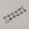 Brass Leverback Earrings EJEW-WH0004-209P-2