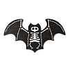Halloween Printed Wooden Big Pendants WOOD-I016-01E-1