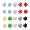 100Pcs 10 Colors Food Grade Eco-Friendly Silicone Focal Beads SIL-BY0001-02-2