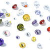100Pcs 10 Styles Cubic Zirconia Cabochons ZIRC-YW0001-20A-1