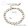 Brass Chain Bracelets BJEW-EE0003-23G-5