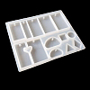 DIY Geometrical Shape Pendant Silicone Molds DIY-YW0008-02-2