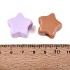 Opaque Acrylic European Beads OACR-Q203-11-3