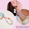35Pcs 7 Colors Transparent Acrylic Beads MACR-CJ0002-43-7