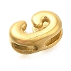 Ion Plating(IP) 304 Stainless Steel Slide Charms STAS-B075-37G-G-2