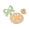 Black Golden Zinc Alloy Brooches JEWB-O013-02C-G-3