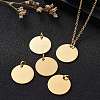Ion Plating(IP) 304 Stainless Steel Pendants X-STAS-I311-32F-G-7