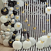8 Sets 4 Colors PET Mirror Wall Stickers DIY-CP0009-15C-4