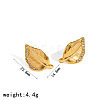 304 Stainless Steel & Crystal Rhinestone Stud Earrings for Women WG8A2B7-01-1