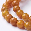 Natural Agate Beads Strands G-G754-08-8mm-3