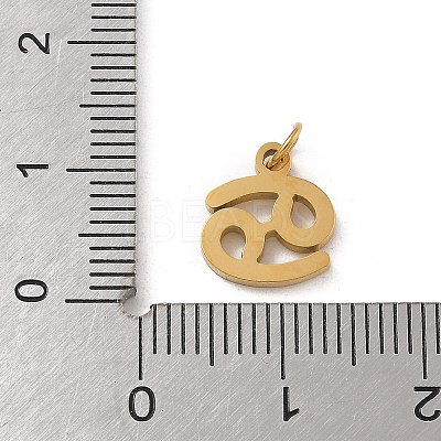 304 Stainless Steel Charms STAS-R001-04G-04-1