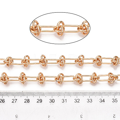 Iron Oval with knot Link Chains CH-N004-14KCG-1