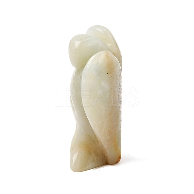 Natural Flower Amazonite Angel Figurine DJEW-N006-01A-40-1