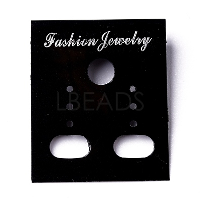Plastic Jewelry Display Cards DIY-K032-17C-1