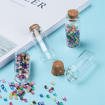 Glass Jar Bead Containers X-CON-Q005-1