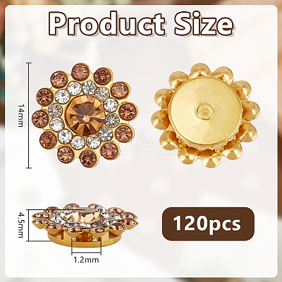 120Pcs Sew on Rhinestone RGLA-OC0001-54-1