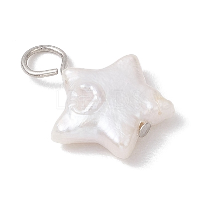 3Pcs 3 Styles Natural Keshi Pearl Pendants PALLOY-JF04242-1