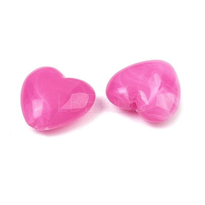 Two-tone Opaque Acrylic Beads AC-CBA8E7E-01B-1