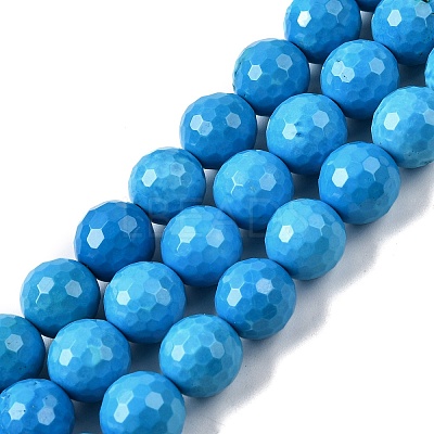 Natural Magnesite Beads Strands G-P598-E-10mm-02-1