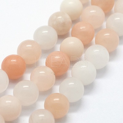 Natural Pink Aventurine Beads Strands G-I199-22-10mm-1