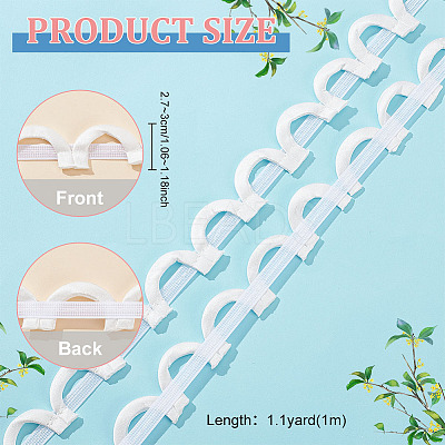 Satin Ribbon SRIB-WH0007-10A-1