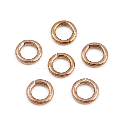 304 Stainless Steel Open Jump Rings SA-CBAF81C-01E-RG-1