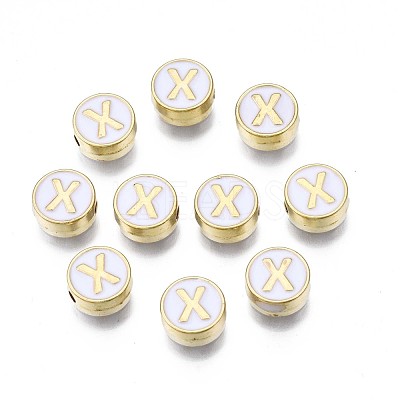Alloy Enamel Beads ENAM-N052-006-01X-RS-1