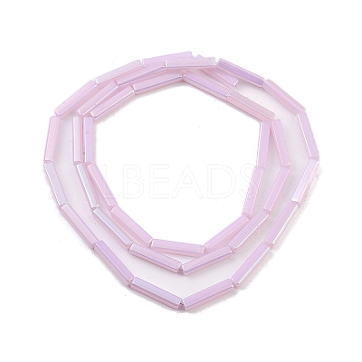 Electroplate Glass Beads Strands EGLA-Q128-11A-AB03-1