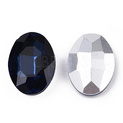 Pointed Back Glass Rhinestone Cabochons RGLA-T080-10x12mm-13-1
