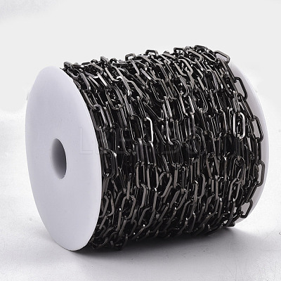 Unwelded Iron Paperclip Chains CH-S125-02F-B-1