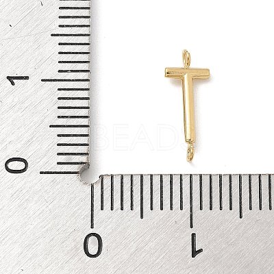 304 Stainless Steel Letter Connector Charms STAS-M108-01G-20-1