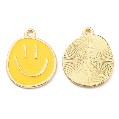 Alloy Enamel Pendants ENAM-D051-18G-02-1