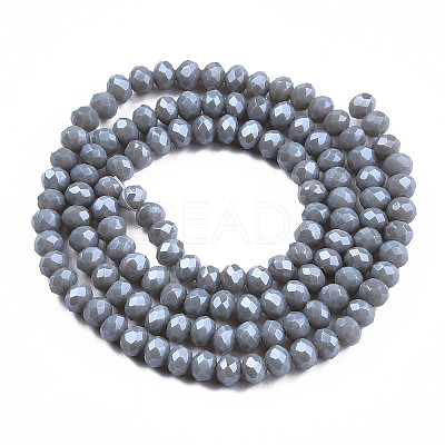 Electroplate Glass Beads Strands EGLA-A034-P2mm-A16-1