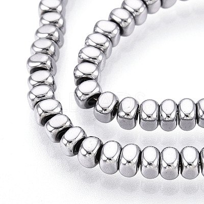 Electroplated Synthetic Non-magnetic Hematite Beads Strands G-T139-61A-1