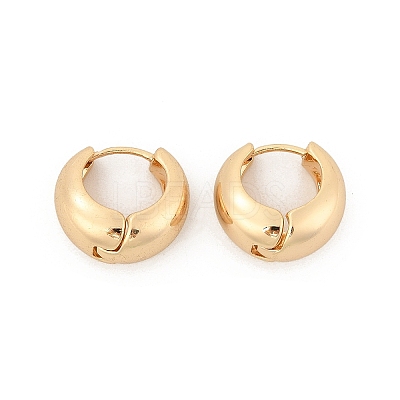 Brass Hoop Earrings for Women EJEW-U041-02G-1