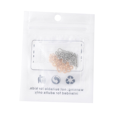 8Pcs 2 Colors Brass Stud Earring Findings KK-FS0001-52-1