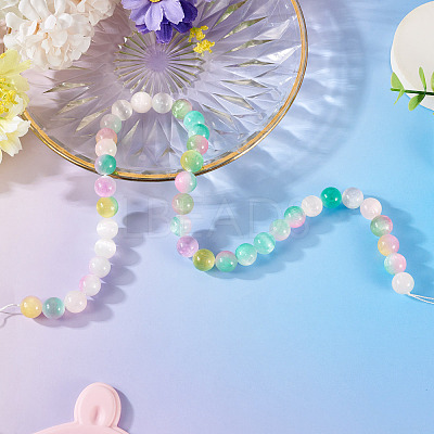 1 Strand Natural Selenite Beads Strands G-TA0002-87A-1