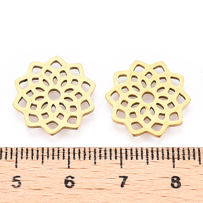 304 Stainless Steel Filigree Joiners Links X-STAS-T044-40G-1