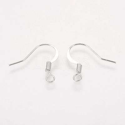 Brass French Earring Hooks X-KK-Q366-S-NF-1