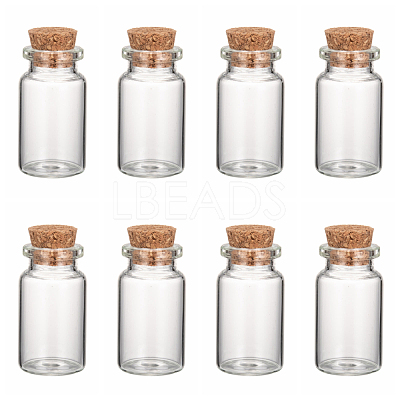 Glass Jar Glass Bottles X1-AJEW-H004-7-1-1
