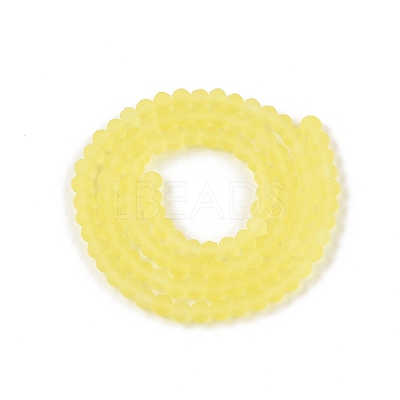 Transparent Glass Beads Strands EGLA-A044-T4mm-MD29-1